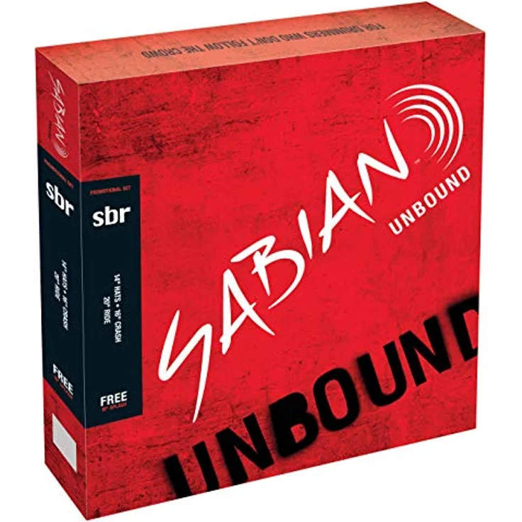 Sabian SBR Promotional Set, Schlagzeugbecken aus Pure Brass mit Einjahresgarantie – Bild 2