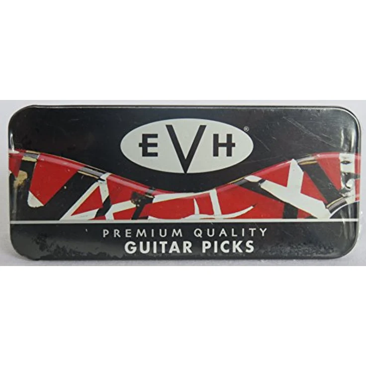 Evh Premium Pick Tin Set, Plektrum 12er Set aus Nylon, 0,80mm Stärke, Collectors Edition mit Tin Box – Bild 2