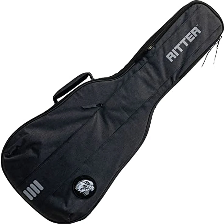 Ritter Bern Classical 3/4 ANT, Gitarrentasche für klassische 3/4 Gitarre, anthrazit, 28 mm Polsterung, 3 Zubehörtaschen, abnehmbare Rucksackgurte, reflektierende Streifen – Bild 1