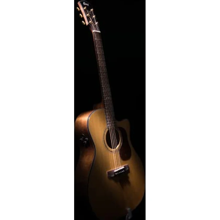 Cort Gold A6, Westerngitarre im Grand Auditorium Cutaway, massive Sitka-Fichten Decke, Mahagoni Boden & Zargen, Fishman Flex Blend, UV-Finish in Natur Hochglanz, inkl. Softcase – Bild 8