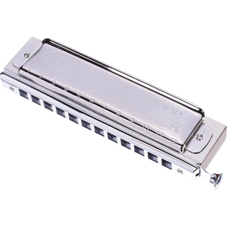 Hohner Toots Mellow Tone, Mundharmonika mit 48 Stimmzungen, Messingstimmplatte 1,05 mm, Kanzellenkörper aus Birnbaum, leichter Tonansprache über drei Oktaven (c´-d´´´´)