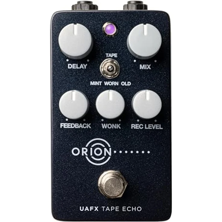 Universal Audio UAFX Orion Tape Echo, Gitarren-Effektpedal mit drei Vintage Tape-Delay Emulationen, Analog-Preamp, Mono-Betrieb – Bild 1