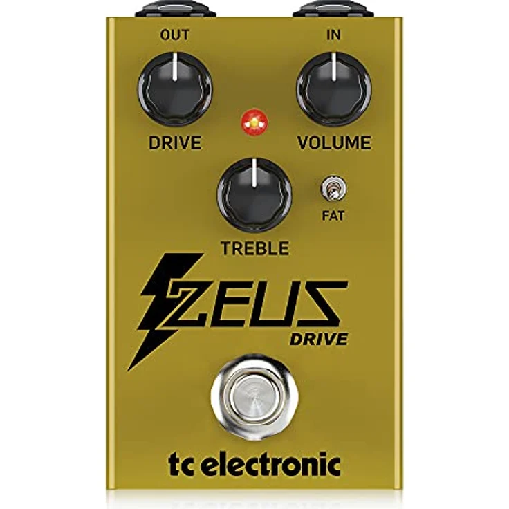 tc electronic Zeus Overdrive, Dynamisches Overdrive Boost-Pedal mit FAT Mod-Schalter und Buffered Bypass – Bild 1