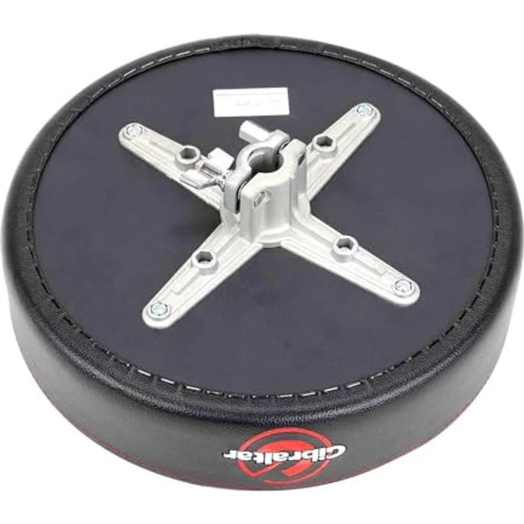 Gibraltar Schlagzeughocker 9800 Series Air Tech 9808ARW, Höhenverstellbar von 51 cm bis 74 cm, 35 cm Durchmesser, Dry-Mesh Stoff, Super Lock, 'Super Foot' Gummifüße – Bild 5