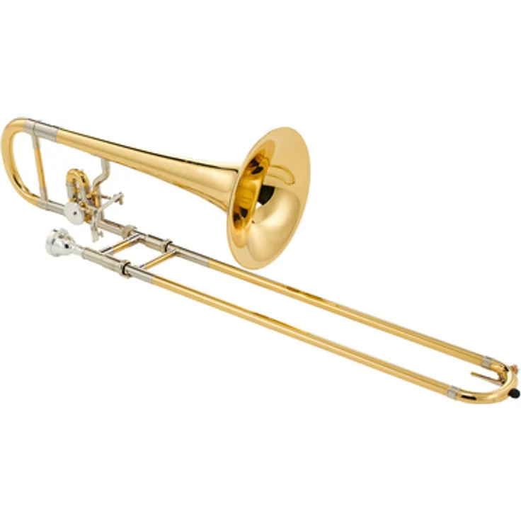 Yamaha YSL-872 Alto Trombone, Bohrung 11,95 - 12,45 mm, einteiliges Gelbmessing Schallstück, Trillerventil, inkl. Koffer