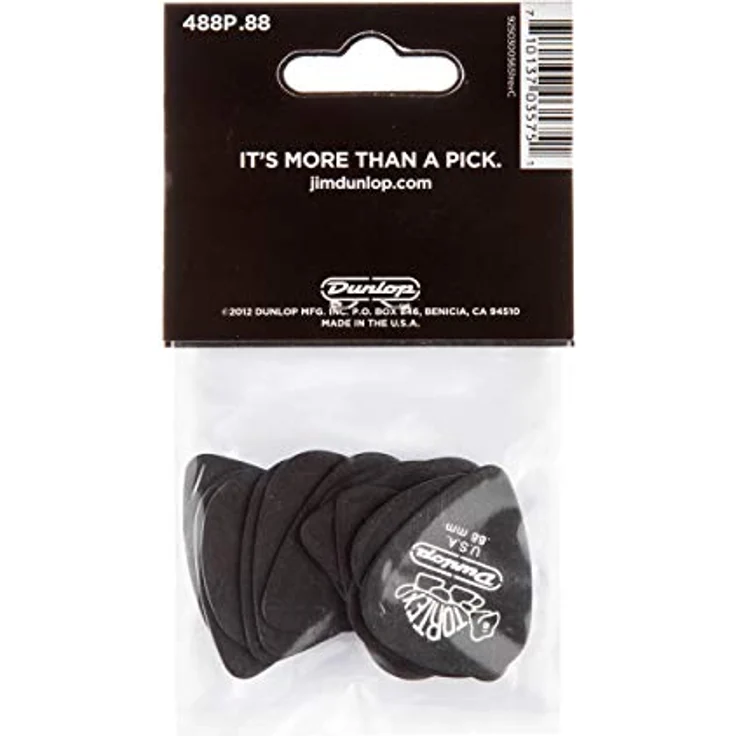 Dunlop Tortex PB Standard Pick .88 mm, Plektrum 12er Pack aus strapazierfähigem Tortex-Material – Bild 5