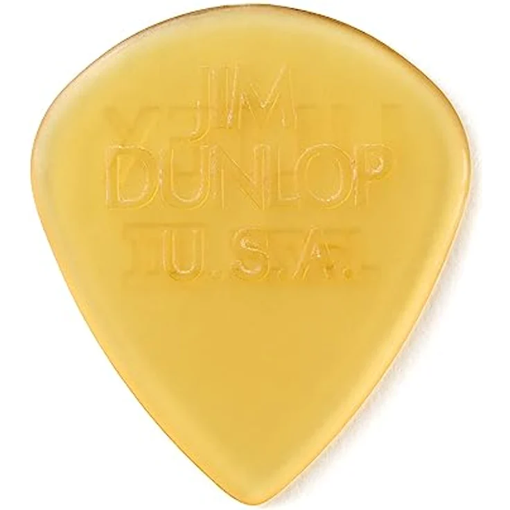 Dunlop Ultex Plectrums Jazz III, 24er Pack, Stärke 1,38 mm, Tequila-Gold, extrem hartes Material für präzise Phrasierungen – Bild 3