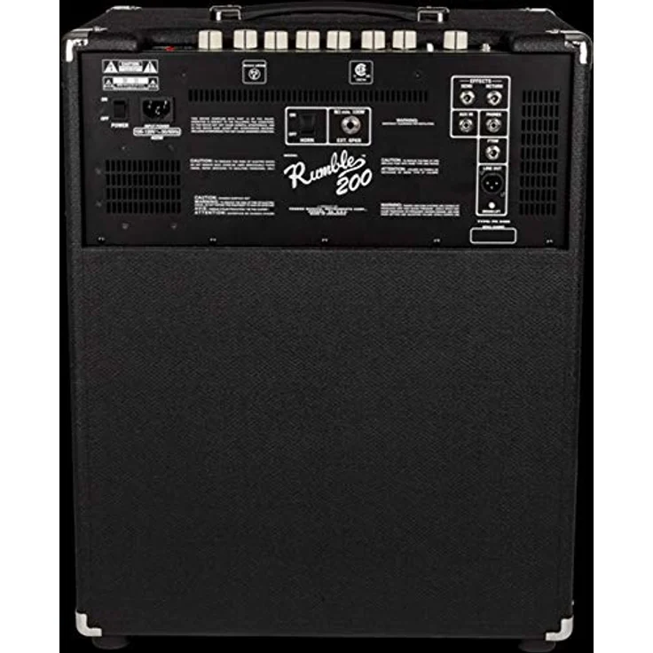 Fender Rumble 200 V3 Combo, Bass Combo Verstärker mit ausgewogener Verarbeitung und hochwertigen Materialien, schwarz – Bild 3