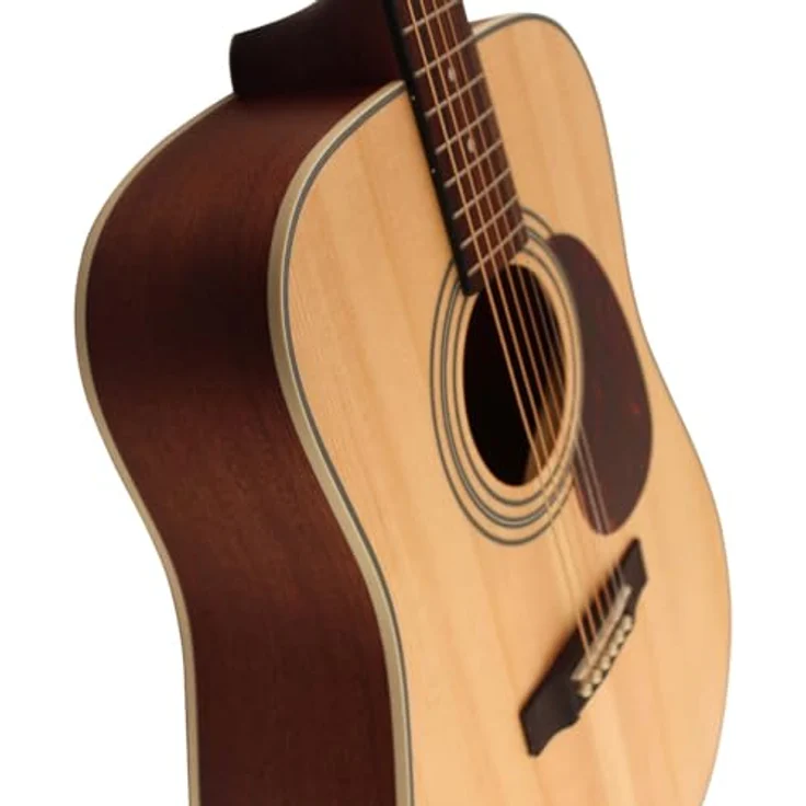 Cort EARTH70-OP Dreadnought Westerngitarre, Linkshänder, Sitka-Fichtenmassivdecke, Mahagoni, Open Pore Finish – Bild 3