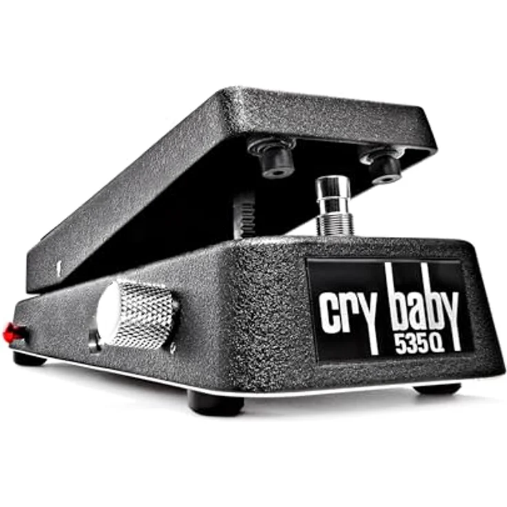 Jim Dunlop Dunlop Wah Wah Pedal, schwarz, 6 WahWah-Einstellungen, einstellbarer Booster, variabler Q-Control, True Bypass Schaltung – Bild 1