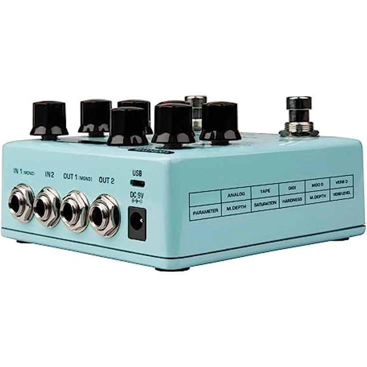 Nux Duotime Delay, Stereo Delay-Pedal mit 5 Delay-Typen und 40 Sekunden Looper, kompakt – Bild 6