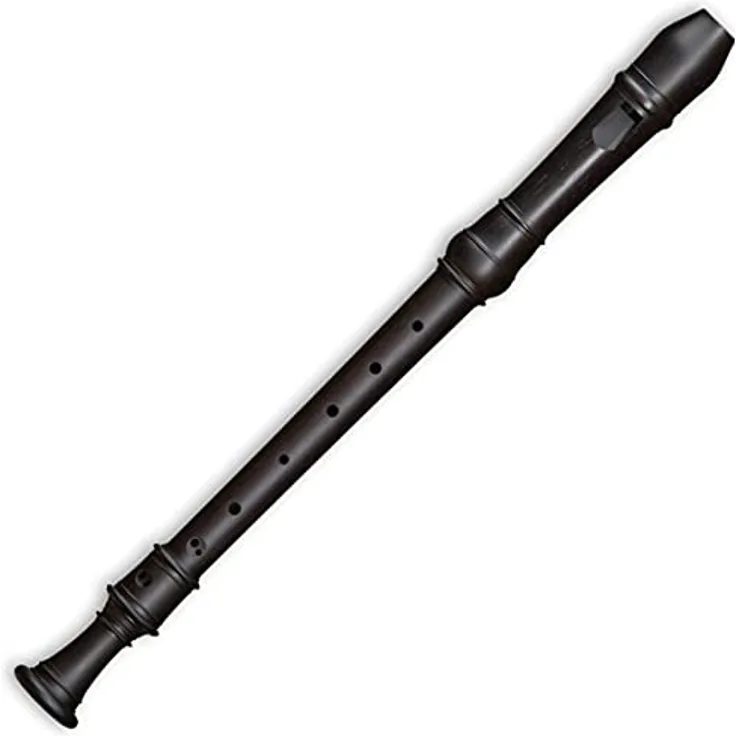 Mollenhauer 5224 Denner Alto Recorder, Altblockflöte aus Grenadill, barock Doppelloch, 3-teilig, a1 = 442 Hz, inklusive Baumwolltasche und Zubehör
