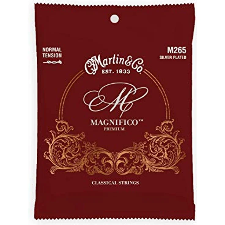 Martin Guitar M265 Classical Magnifico NT, Saiten Satz für Konzertgitarre, Normal Tension, Silverplated Steel, Nylonkern, Stärken: .025 - .042 – Bild 1