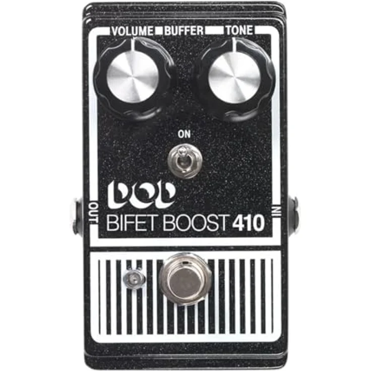 Digitech DOD Bifet Boost 410, Effektpedal mit bis zu 20dB Clean Boost, True Bypass und schaltbarem Buffer, leichtes Aluminium Gehäuse – Bild 1