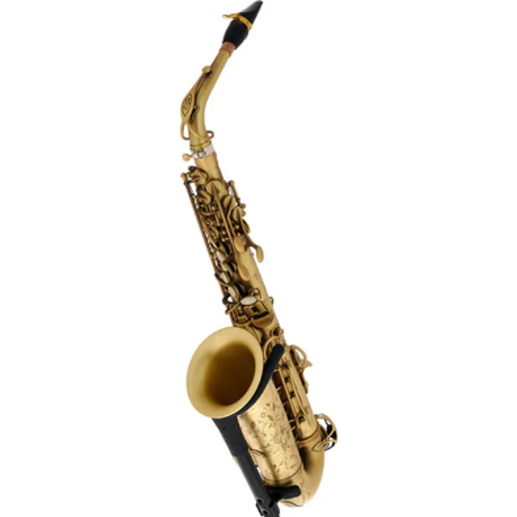 Selmer Supreme Alto Sax SE-ASUP, Altsaxophon mit patiniertem Korpus, optimierter Ergonomie und speziellen Klangbohrungen, inkl. SUPREME Case und Selmer "Concept"-Mundstück