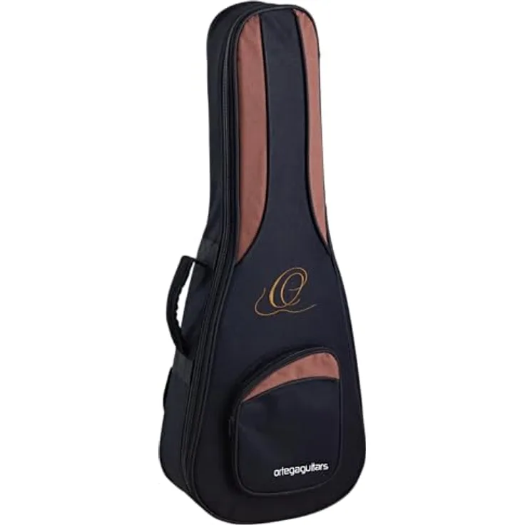 Ortega Guitars Pro Series Bag ONB14, 1/4 Klassische Gitarrentasche aus Nylon, Schwarz, mit breitem Halsgurt und gepolsterten Schultergurten