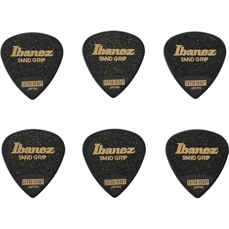 Ibanez PPA16XSG-BK Pick Set, 6-teiliges Plektrum Set, Extra Heavy, schwarz, 1,20 mm – Bild 2