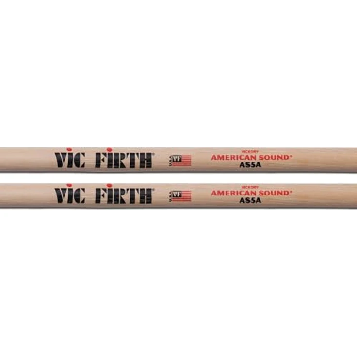 Vic Firth AS5A Drumsticks, American Sound Serie aus American Hickory mit runden Stockkopf, L=406mm, O=14,4mm – Bild 2