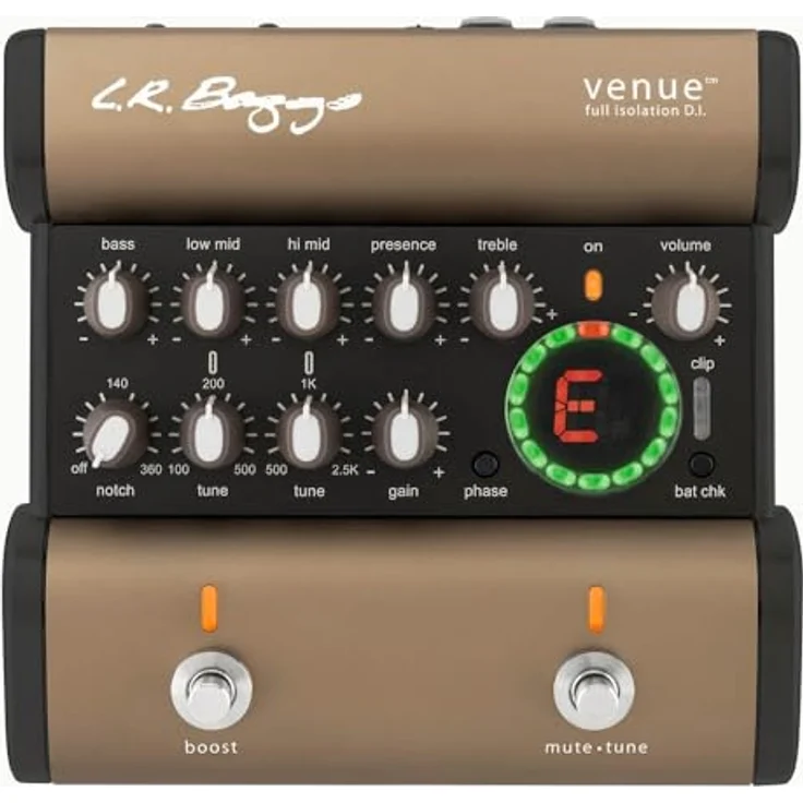 L.R.Baggs Venue DI Pedal, Pedal Preamp und DI-Box mit 5-Band EQ, Notch Filter und Phase Switch – Bild 4