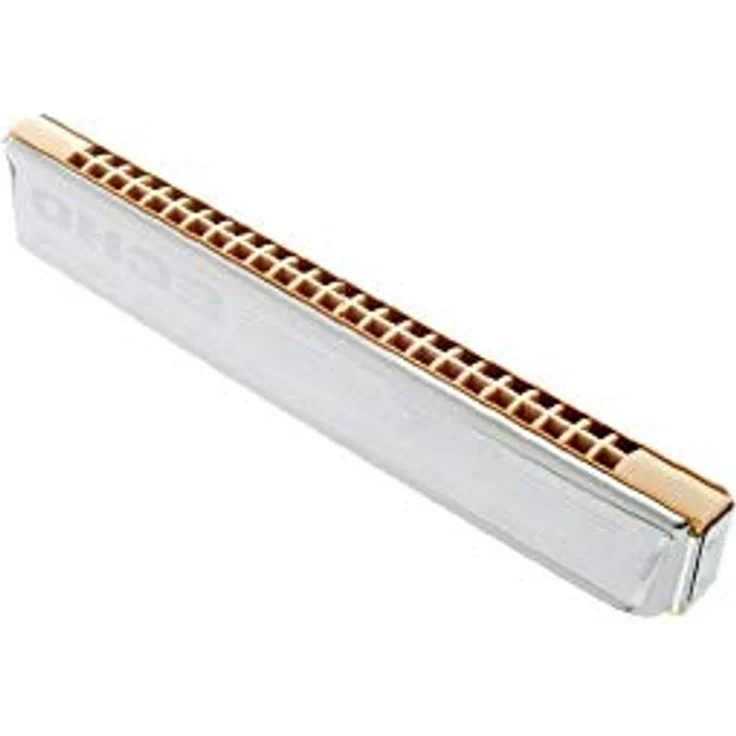 Hohner Echo 48 C Tremolo, diatonische Mundharmonika in C-Dur mit 48 Stimmzungen und Messing-Stimmplatten – Bild 4