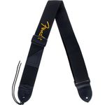 Fender Nylonstrap mit Gelbem Logo, verstellbarer Gitarrengurt 5cm breit, 111,76cm-132,08cm