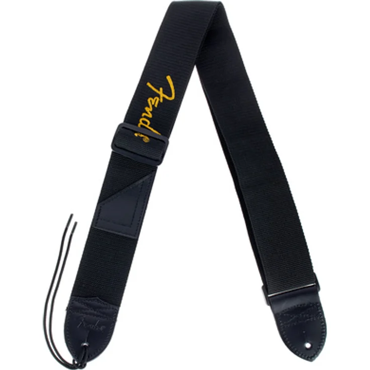 Fender Nylonstrap mit Gelbem Logo, verstellbarer Gitarrengurt 5cm breit, 111,76cm-132,08cm – Bild 1