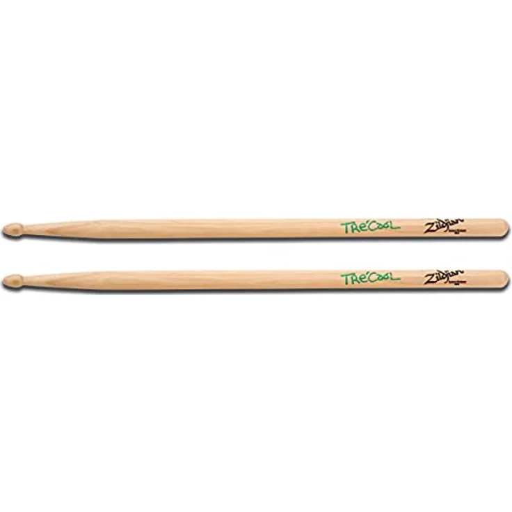 ZILDJIAN Tre Cool Artist Series Drumsticks, 16–1/5 cm lang, 1,6 cm Durchmesser, große Eichel Tipp, 2B Abmessungen für leistungsstarkes Rock Drumming – Bild 4
