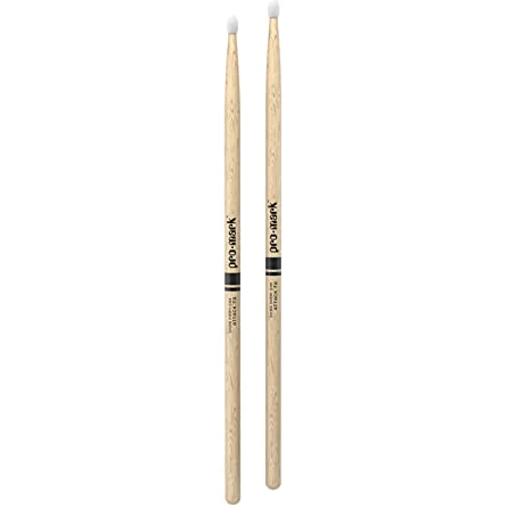 Pro Mark PW7AN 7A Classic Attack Drumsticks aus japanischem Eichenholz mit nylongepolstertem Kopf, 39,05 cm Länge, 1,30 cm Durchmesser – Bild 3