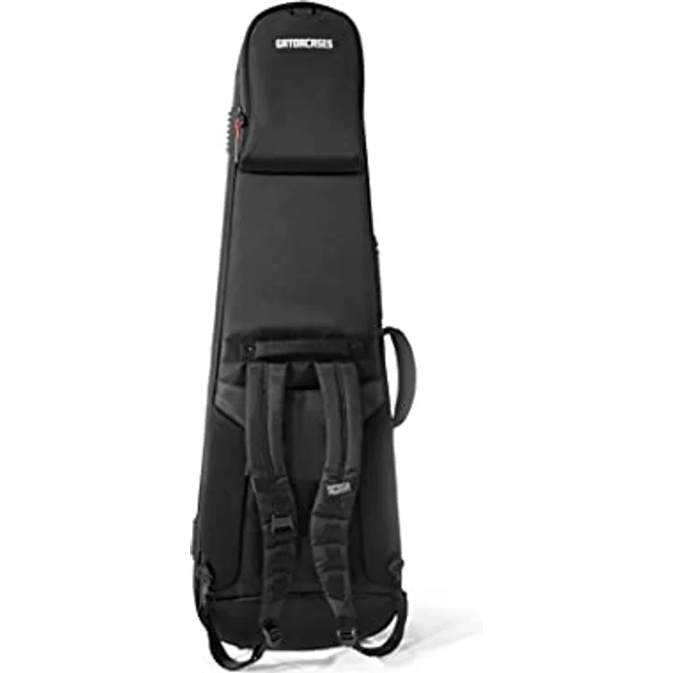 Gator Icon Dreadnought Ac. Guitar BK, Gigbag für Dreadnought Westerngitarre, witterungsbeständiges schwarzes 1000D Nylon, mit versteckten Rucksackgurten und Regenhülle – Bild 12