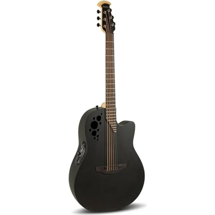 Ovation Pro Series Elite 2078TX-5-G, Westerngitarre mit massiver Fichtendecke, OP Pro Preamp, schwarz – Bild 1