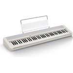 Casio Casiotone CT-S1-76WE Piano-Keyboard, 76 anschlagdynamische Tasten, 61 Sounds, Bluetooth-fähig, weiß