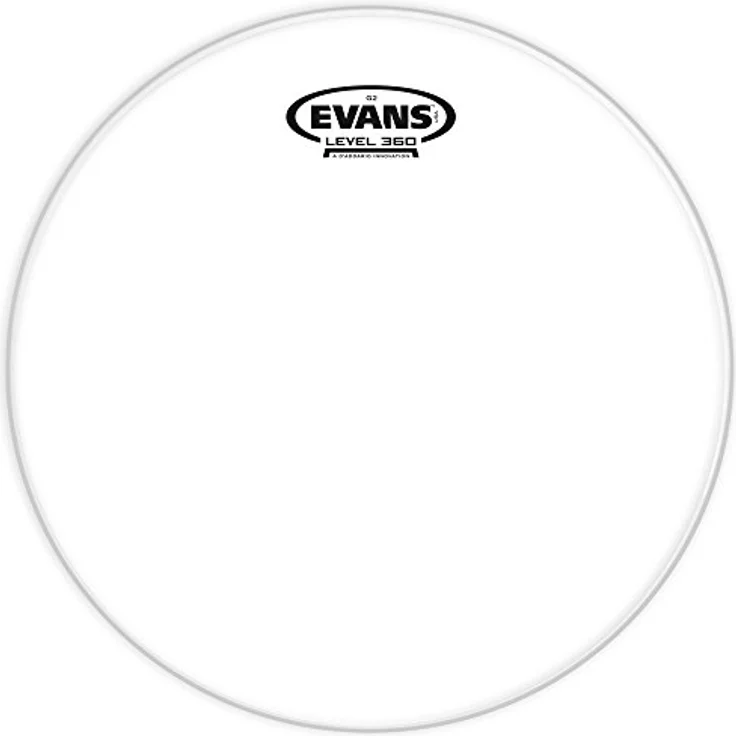 Evans 13" G2 Clear Tom, durchsichtiges zweilagiges Schlagzeugfell für lauten offenen Sound und kontrolliertes Sustain – Bild 2