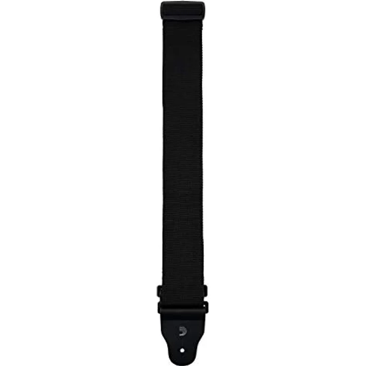 Daddario 74T000 Gitarrengurt, 75mm breit, hochwertiges Nylon mit Schulterauflage, schwarz – Bild 3