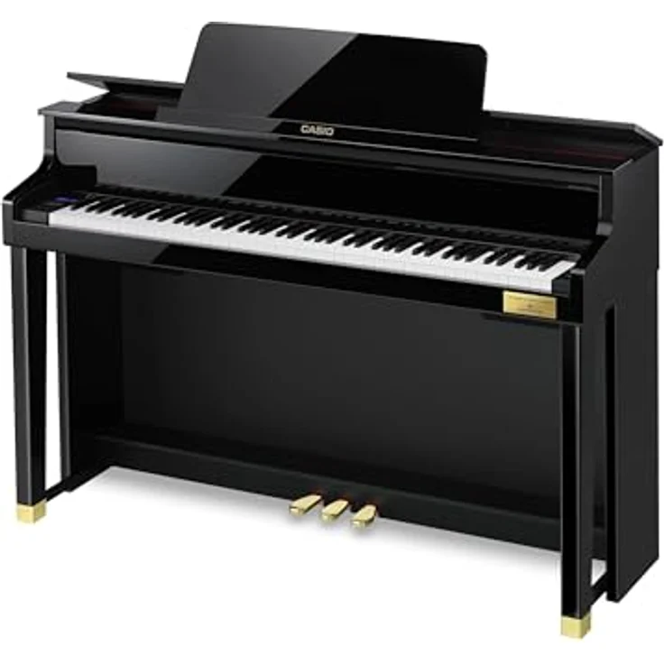 Casio GP-510 BP Celviano, Digitalpiano mit 88 Tasten, Natural Grand Hammer Action, 35 Klangfarben, 256 stimmige Polyphonie, schwarz hochglanz – Bild 5