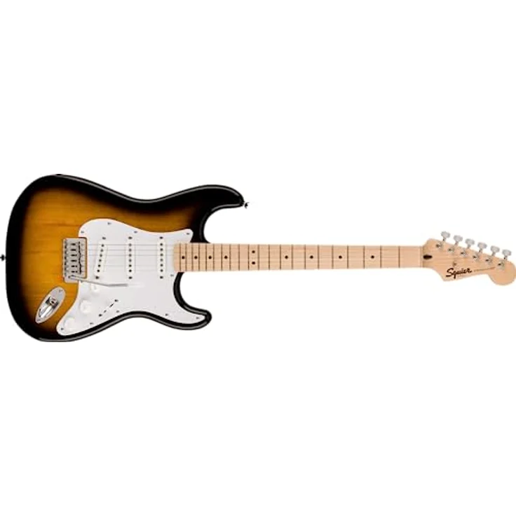 Squier Sonic Stratocaster Pack 2TSB, E-Gitarre mit 3x Ceramic Single-Coil Tonabnehmer, 2-Color Sunburst, inkl. Verstärker und Zubehör – Bild 3