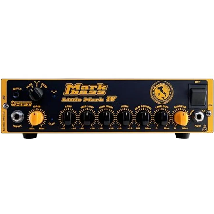 Markbass Little Mark IV, E-Bass Topteil mit 500 Watt RMS, 1 Kanal, kompaktes Design – Bild 1