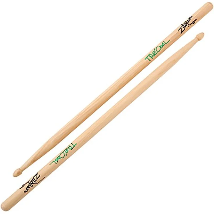 ZILDJIAN Tre Cool Artist Series Drumsticks, 16–1/5 cm lang, 1,6 cm Durchmesser, große Eichel Tipp, 2B Abmessungen für leistungsstarkes Rock Drumming – Bild 1