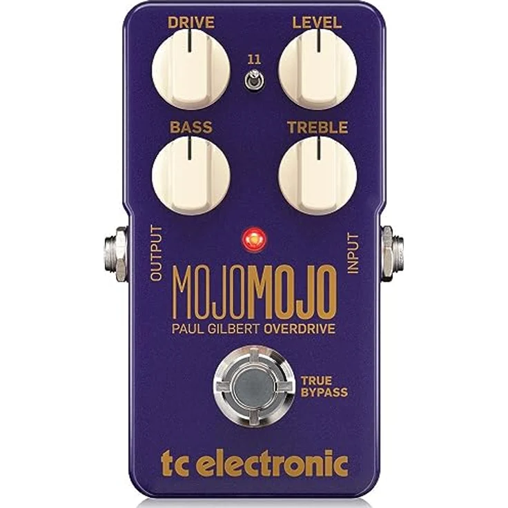 tc electronic Mojo Mojo Paul Gilbert Overdrive, Effektpedal für E-Gitarre mit extra Gain-Mod-Schalter und hohem Headroom – Bild 4