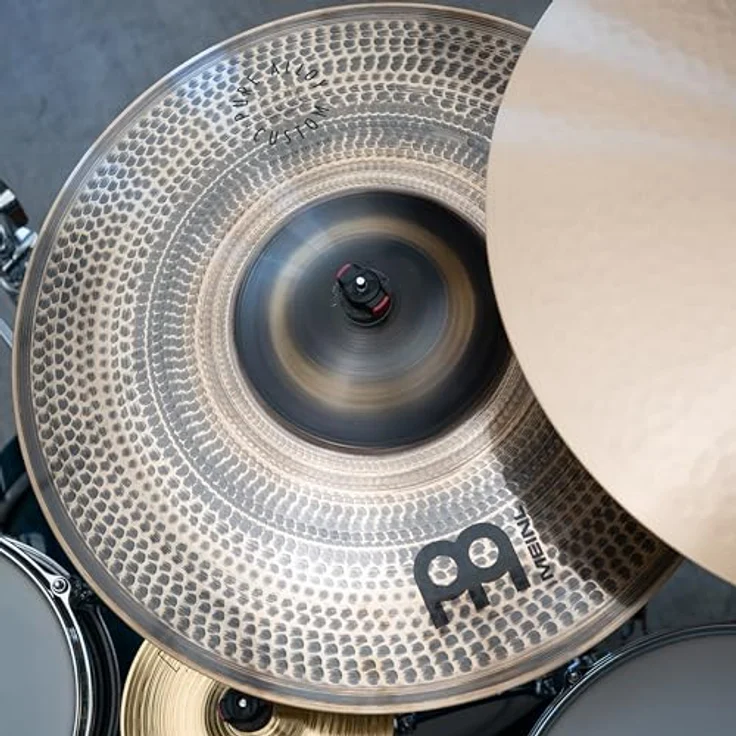 Meinl 21" Pure Alloy Custom Super Bell Ride, Schlagzeugbecken mit Smoke Bronze Finish, heller Ton und langem Sustain für Metal und Rock – Bild 8