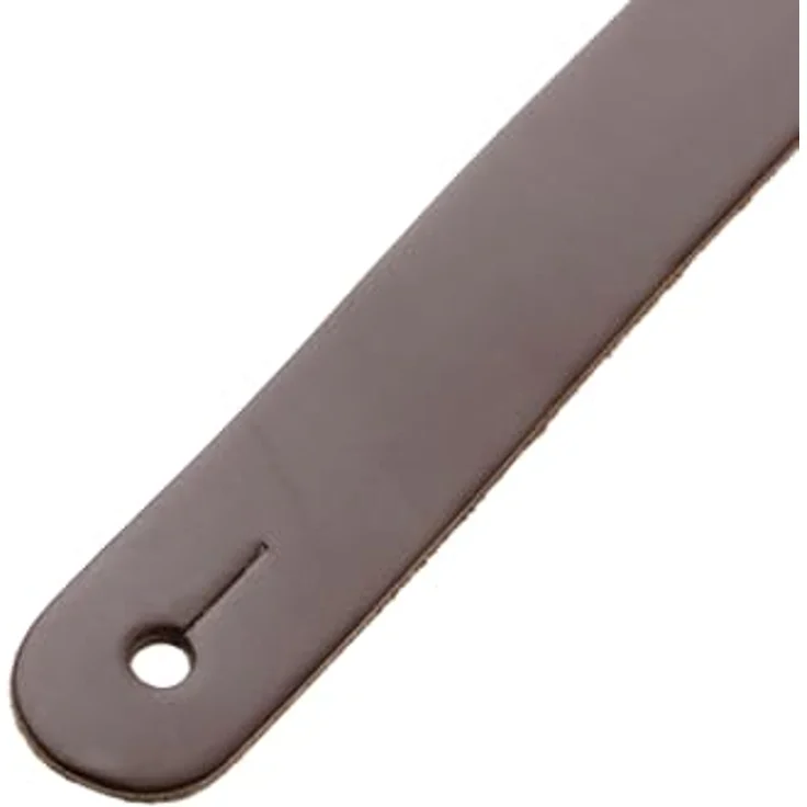 Levys Leather Strap M4-BRN, Gitarren- und Bassgurt aus echtem braunem Leder, verstellbar von 91 cm bis 132 cm – Bild 5