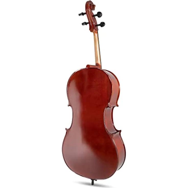 Gewa Pure Celloset HW 3/4, Cello mit massiver Fichtendecke, dunkelrotbraunem Lack und kompletten Zubehör – Bild 4