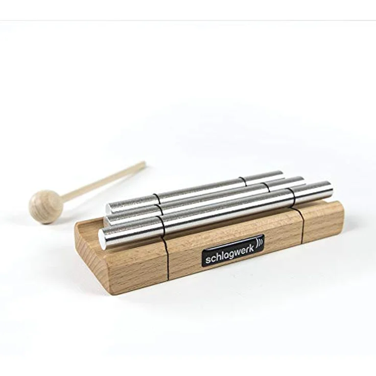 Schlagwerk PC3GD Power Chimes G-Major, 3er Satz in G-Dur mit Aluminium-Klangröhre und Buchenholzträger, inkl. Schlägel – Bild 2