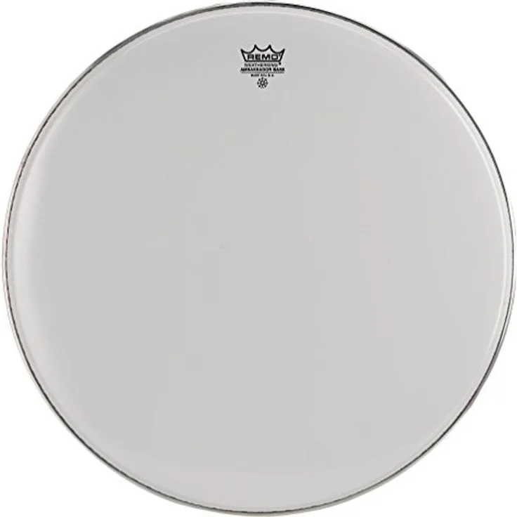 Remo 28" Ambassador Coated Bass Drum, einschichtiges weiß beschichtetes Schlagfell – Bild 1