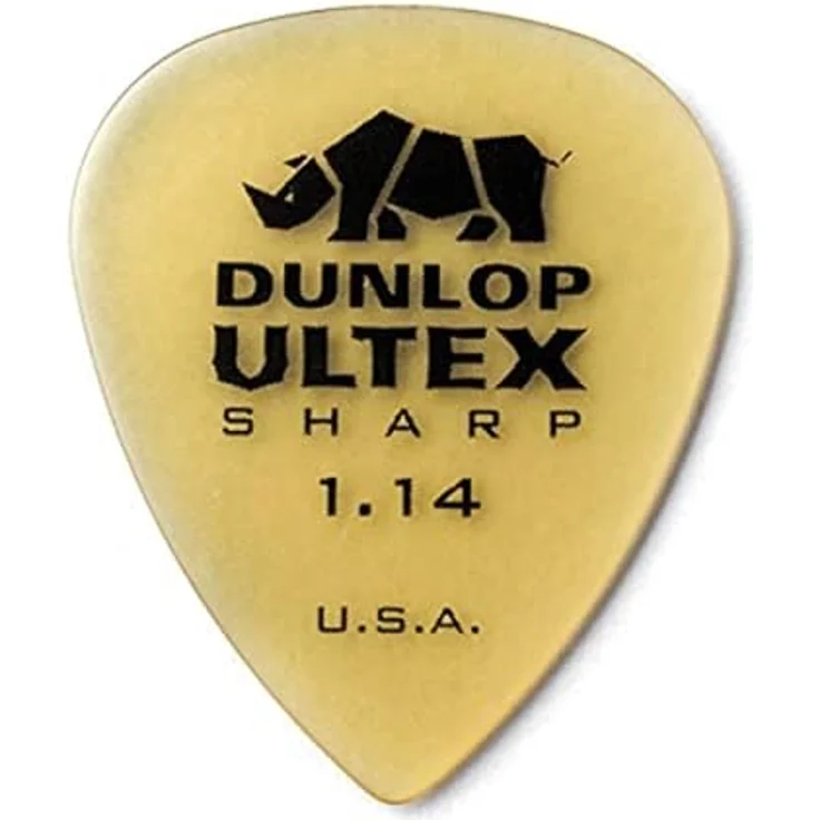 Dunlop Ultex Sharp Player's Picks 1.14, Plektrum Set mit 72 Stück, Stärke 1,14 mm – Bild 5