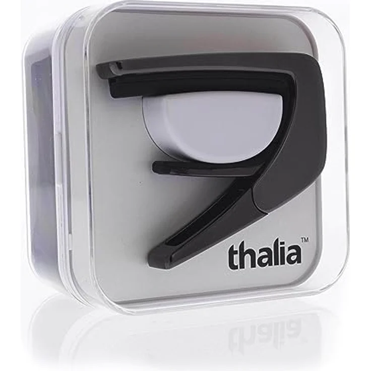 Thalia Capo Wood Collect.Koa AAA, Kapodaster aus exotischem Holz mit Black Chrome Finish und einstellbaren Fretpads – Bild 2