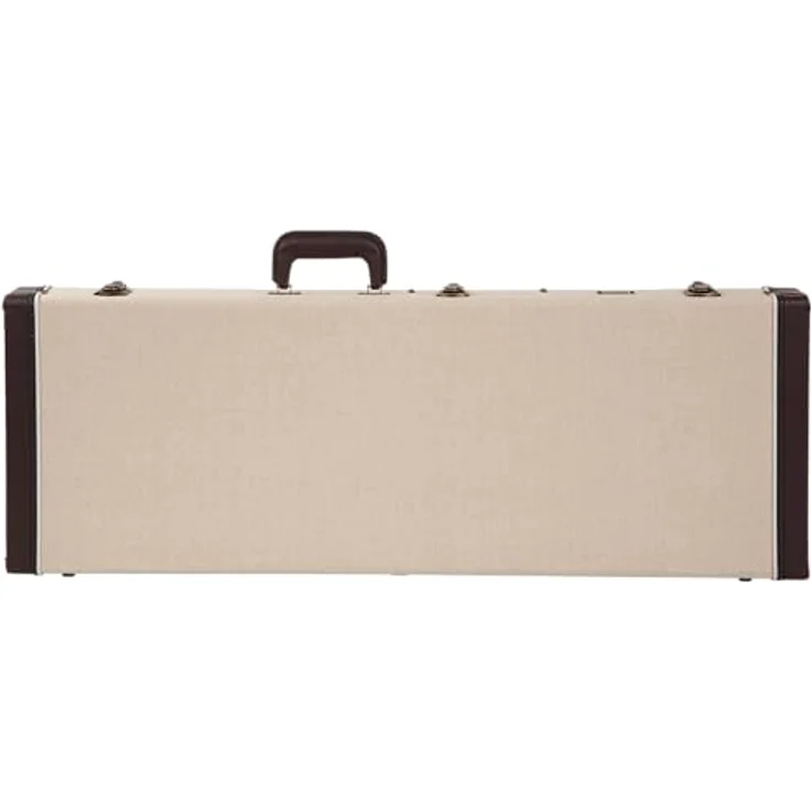 Gator Journeyman Electric Guitar, Gitarrenkoffer aus Sackleinen mit antiken Messingbeschlägen, beige – Bild 13