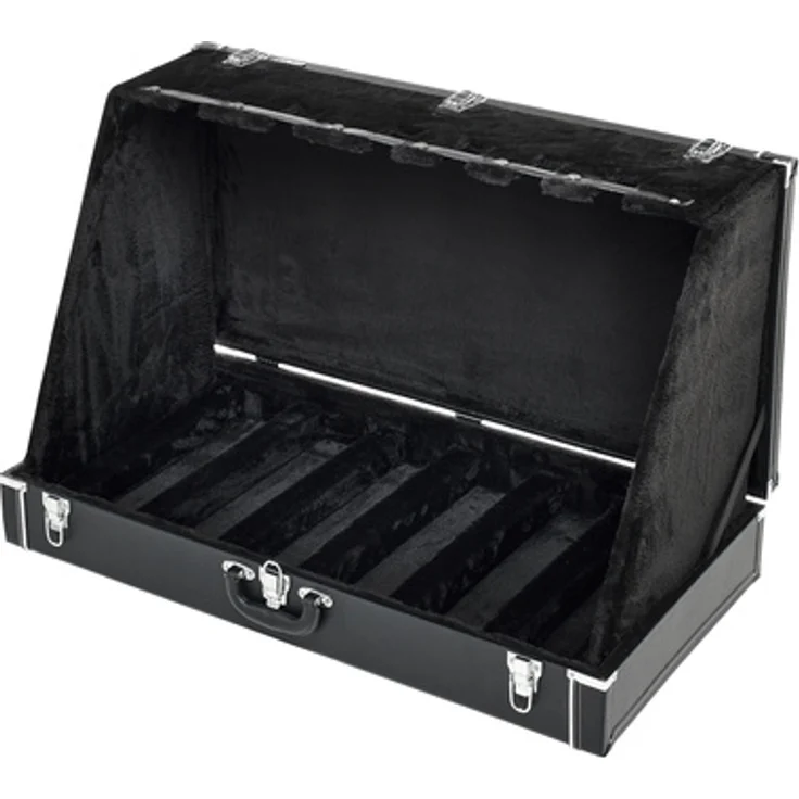 Harley Benton Guitar Stand Case-6, faltbarer Gitarrenständer für 6 Instrumente, schwarz
