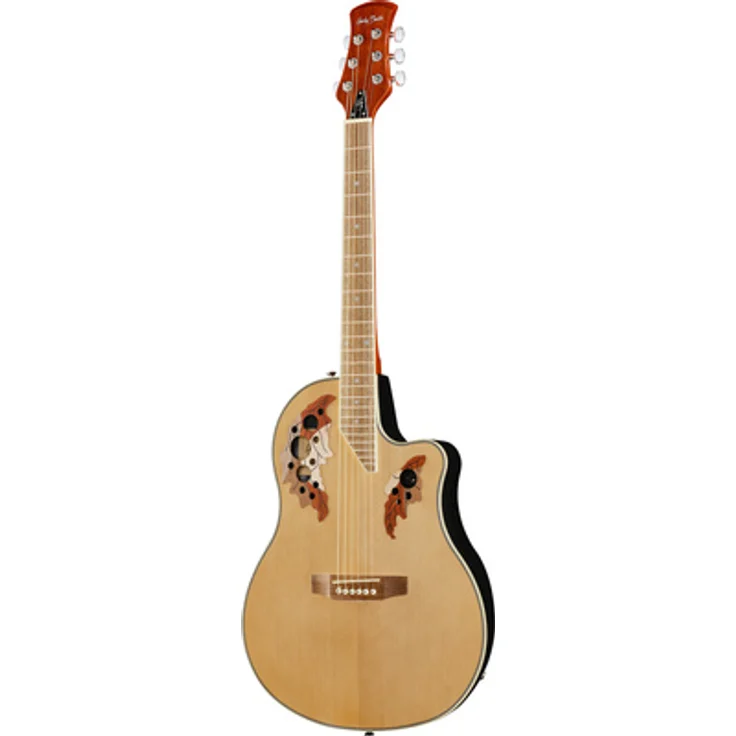 Harley Benton HBO-850NT, Westerngitarre mit Fichtendecke, Cutaway, integriertem Pickup und 3-Band EQ, Natural hochglanz
