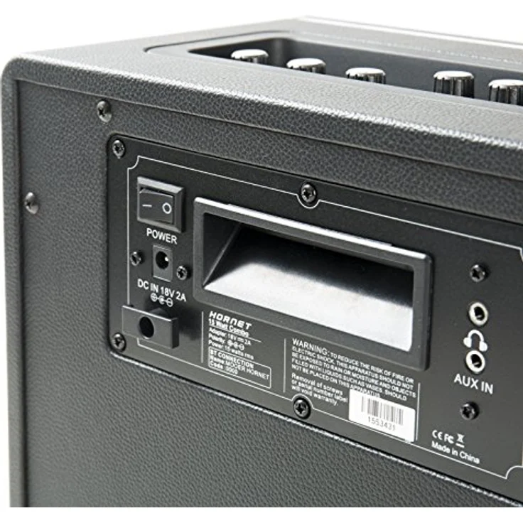 Mooer Hornet Modeling/BT Combo, 15 Watt E-Gitarrenverstärker mit 9 digitalen Verstärkermodellen, Bluetooth und Modulationseffekten, Schwarz – Bild 5