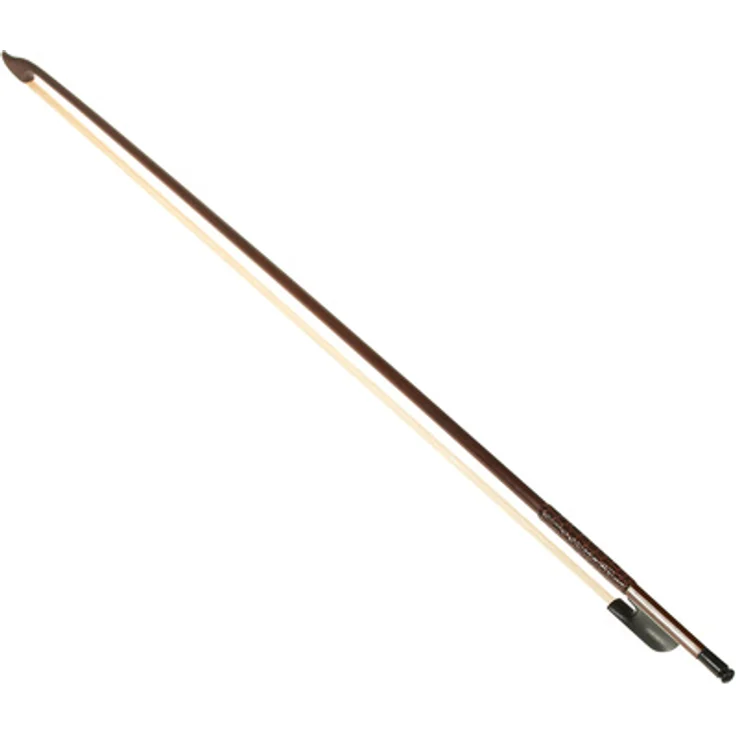 Gewa Fiddle / Viola da Gamba Bow, Geigenbogen aus Massaranduba mit Ebenholzfrosch, 70,5 cm Länge, 54 g Gewicht